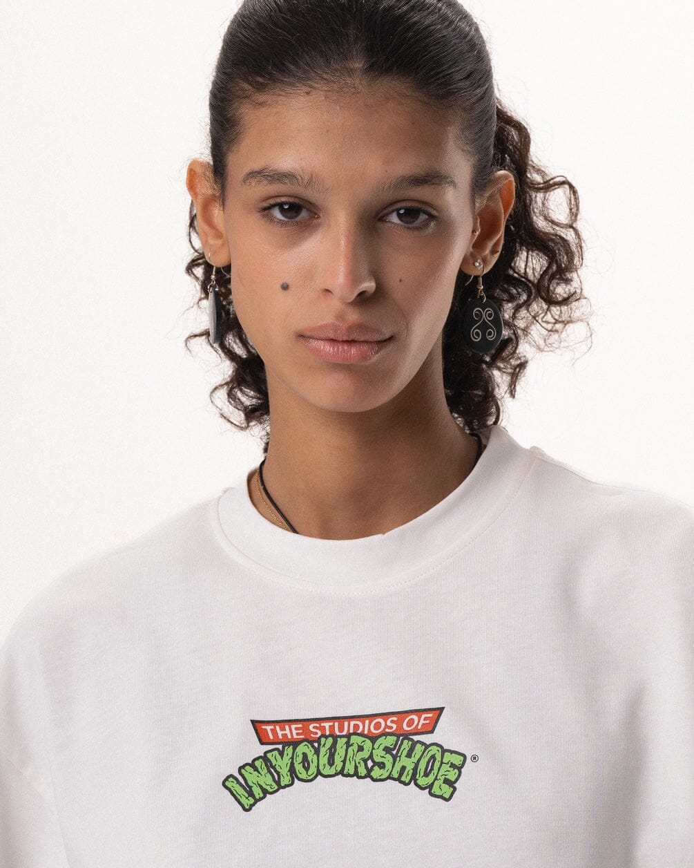 Save The Turtles Boxy Tee Printed Boxy Tee IN YOUR SHOE XL White