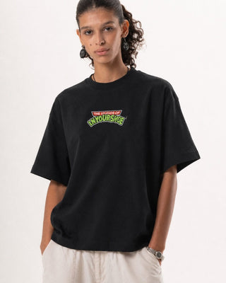Save The Turtles Boxy Tee Printed Boxy Tee IN YOUR SHOE M Black