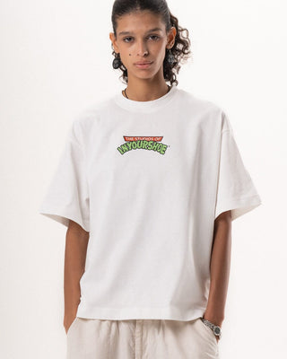 Save The Turtles Boxy Tee Printed Boxy Tee IN YOUR SHOE M White