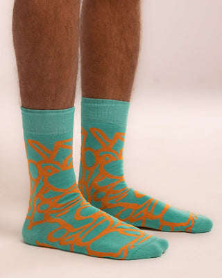 Scribbles Neck Socks Neck Socks IN YOUR SHOE