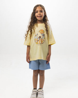 Seal Oversized Kids Tee Kids Printed Oversized Tees IN YOUR SHOE 4-5