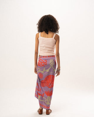 Seashell Satin Flowy Wrap Flowy Wraps IN YOUR SHOE