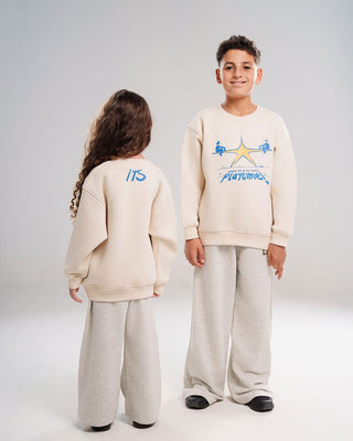 Seesaw Oversized Kids Crewneck Kids Crewnecks IN YOUR SHOE 3
