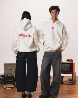 Self Proclaimed Oversized Hoodie Printed Hoodies IN YOUR SHOE S