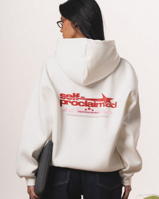 Self Proclaimed Oversized Hoodie Printed Hoodies IN YOUR SHOE XL