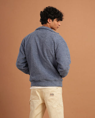 Sky Blue Fleece Jacket Fleece Jacket IN YOUR SHOE