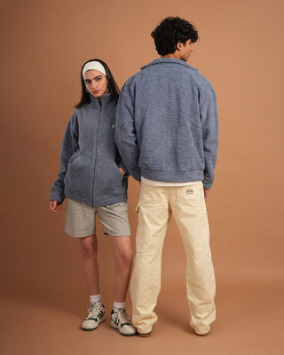 Sky Blue Fleece Jacket Fleece Jacket IN YOUR SHOE