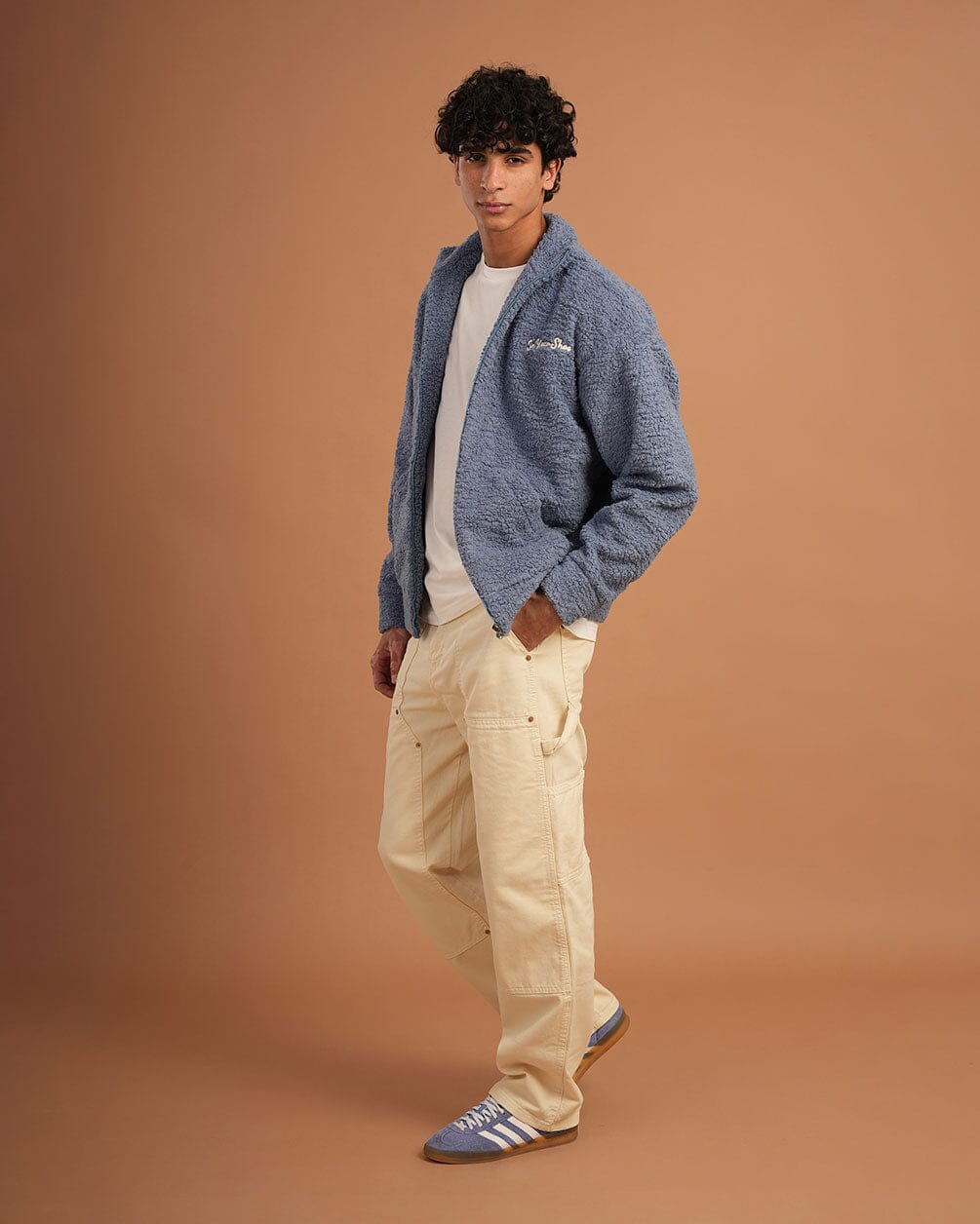 Sky Blue Fleece Jacket Fleece Jacket IN YOUR SHOE