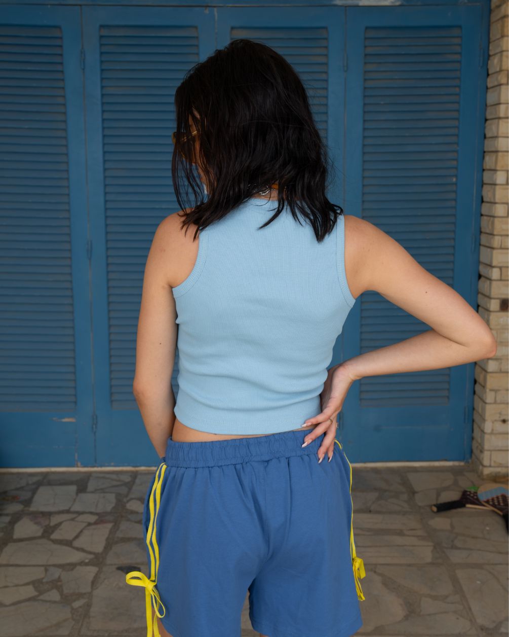 Sky Blue Tank Top Tank Tops IN YOUR SHOE
