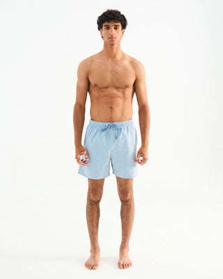 Solid Baby Blue Swim Shorts Swim Shorts IN YOUR SHOE S