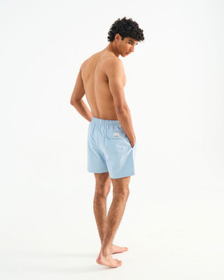 Solid Baby Blue Swim Shorts Swim Shorts IN YOUR SHOE