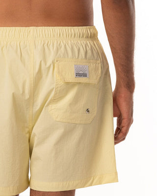 Solid Butter Yellow Swim Shorts Swim Shorts IN YOUR SHOE XL