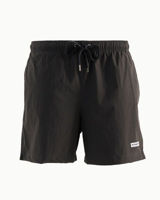 Solid Matte Black Swim Shorts Swim Shorts IN YOUR SHOE