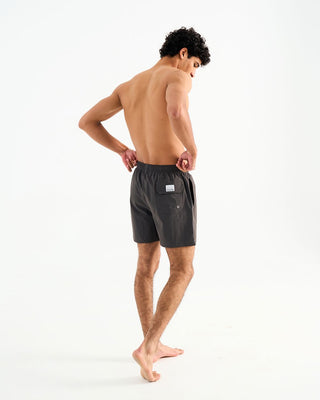 Solid Matte Black Swim Shorts Swim Shorts IN YOUR SHOE