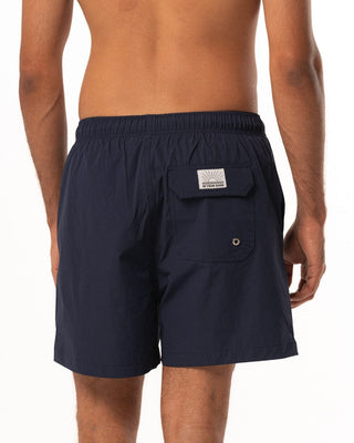 Solid Navy Blue Swim Shorts Swim Shorts IN YOUR SHOE L