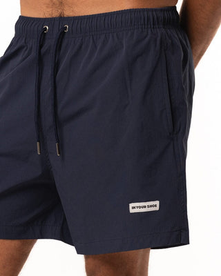 Solid Navy Blue Swim Shorts Swim Shorts IN YOUR SHOE XXL