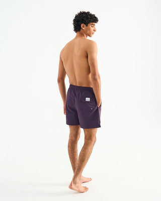 Solid Purple Swim Shorts Swim Shorts IN YOUR SHOE