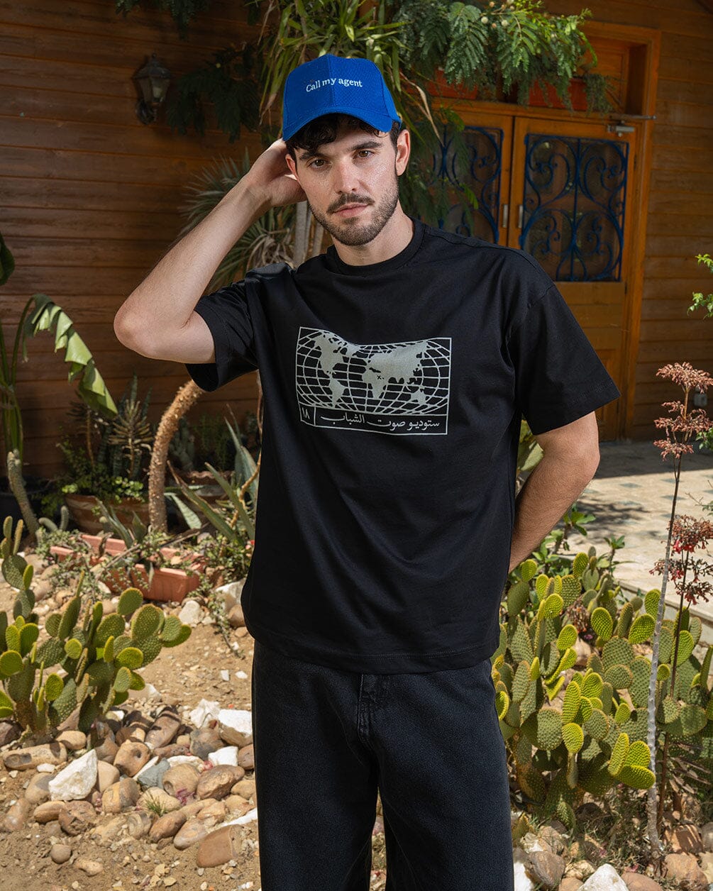 Soot El Shabab Oversized Tee Printed Oversized Tees IN YOUR SHOE