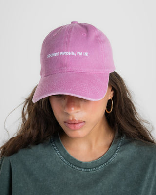 Sounds Wrong Washed Cap Washed Cap IN YOUR SHOE