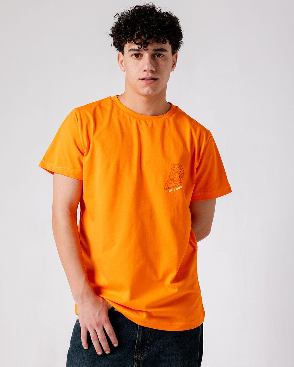 Stoned Pizza Regular Tee Printed Regular Tees IN YOUR SHOE M