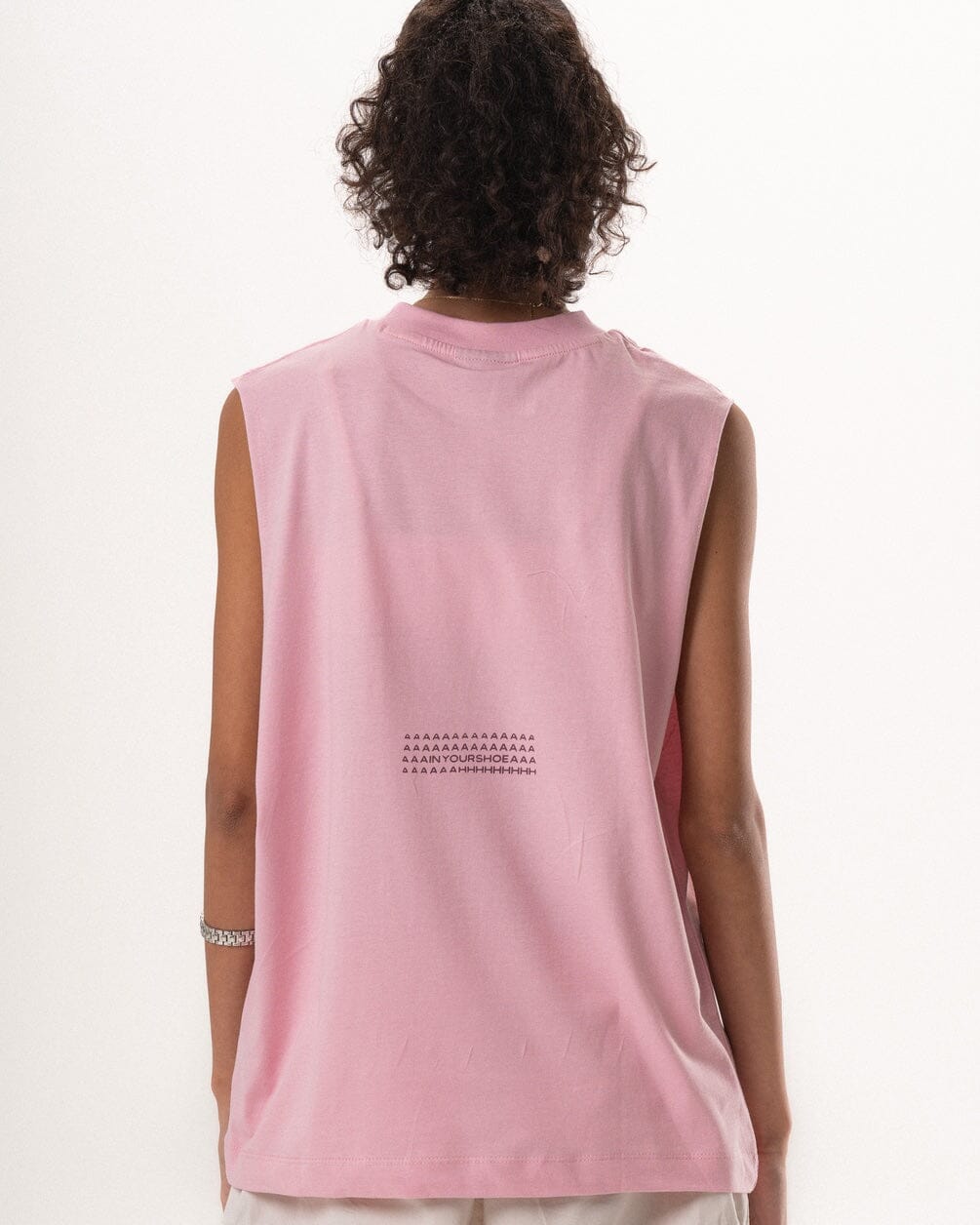 Stop Meditating Sleeveless Tee Sleeveless Tees IN YOUR SHOE L