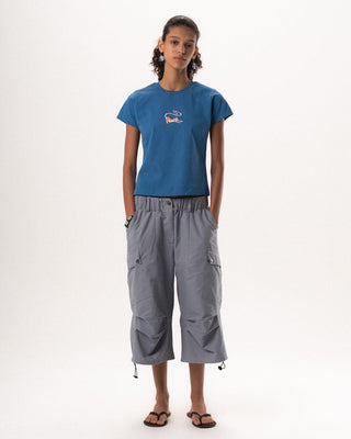 Stretching Cat Loose Fit Baby Tee Baby Tees IN YOUR SHOE S