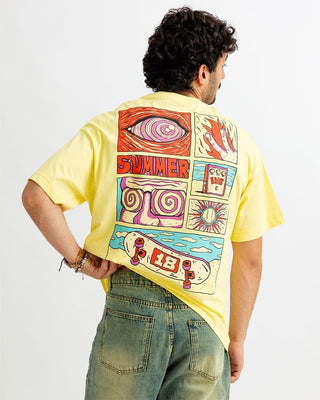 Summer Skate Printed Oversized Tee Printed Oversized Tees IN YOUR SHOE L