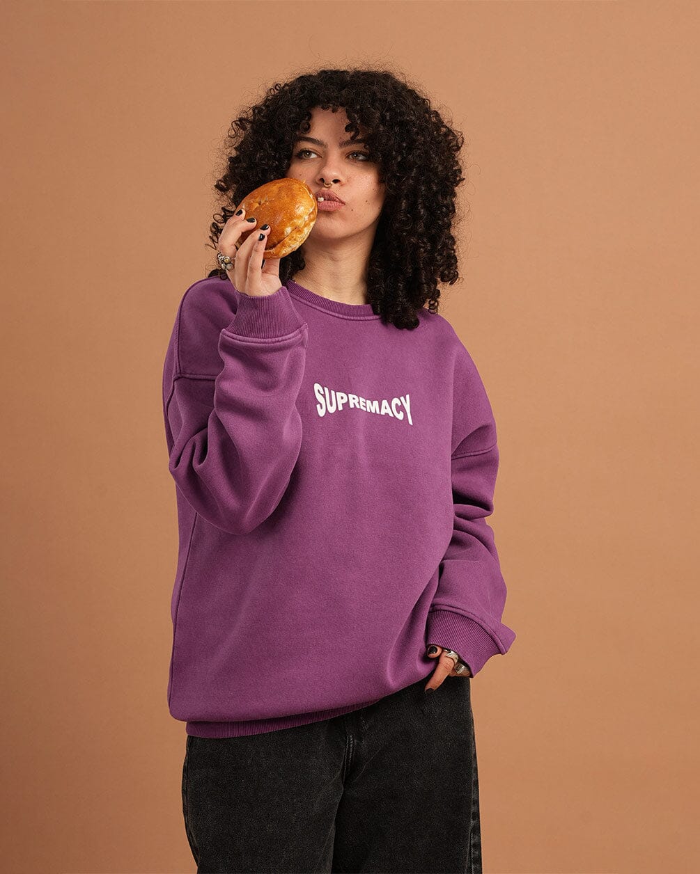 Supremacy Washed Crewneck Acid Washed Crewnecks IN YOUR SHOE S