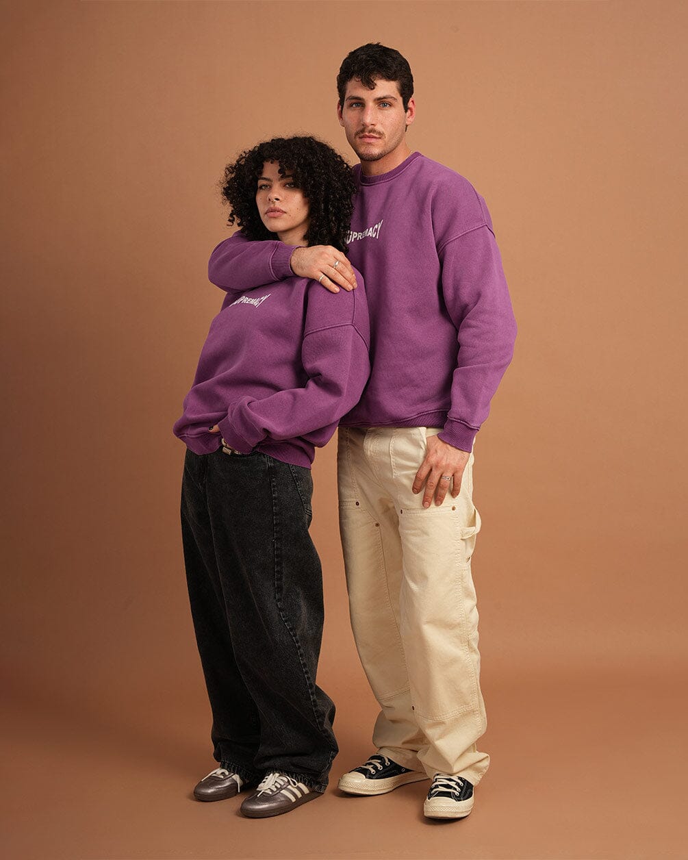 Supremacy Washed Crewneck Acid Washed Crewnecks IN YOUR SHOE