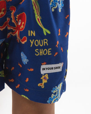 Swimming With The Fishes Kids Swim Shorts Kids Swim Shorts IN YOUR SHOE 8-9
