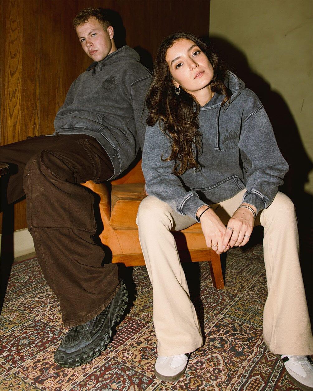 System is Down Washed Hoodie Acid Washed Hoodie IN YOUR SHOE