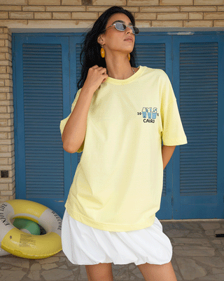 The City That Never Sleeps Oversized Tee Printed Oversized Tees IN YOUR SHOE