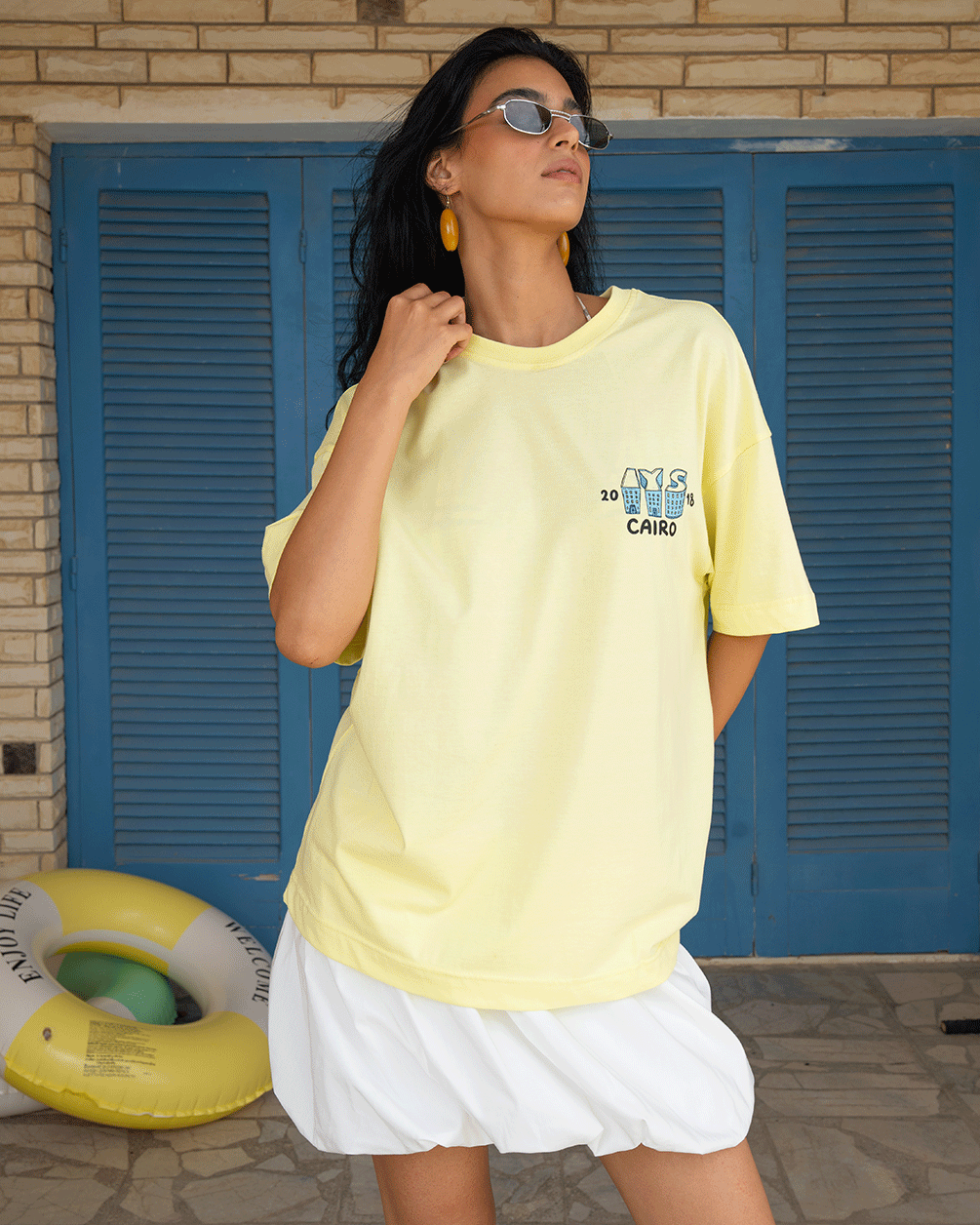 The City That Never Sleeps Oversized Tee Printed Oversized Tees IN YOUR SHOE