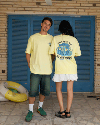 The City That Never Sleeps Oversized Tee Printed Oversized Tees IN YOUR SHOE S