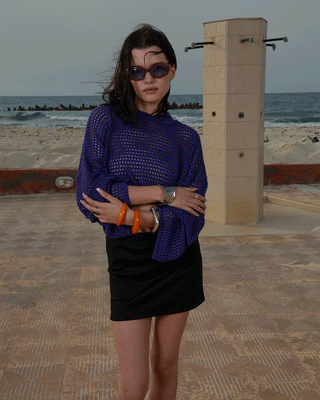 Violet Crochet Top Tops IN YOUR SHOE S