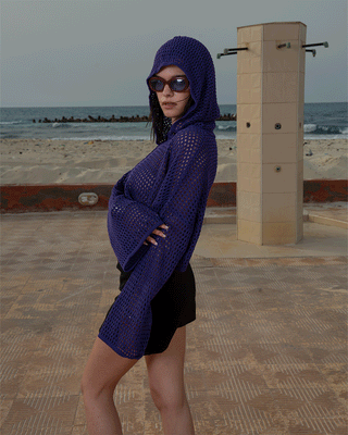 Violet Crochet Top Tops IN YOUR SHOE L