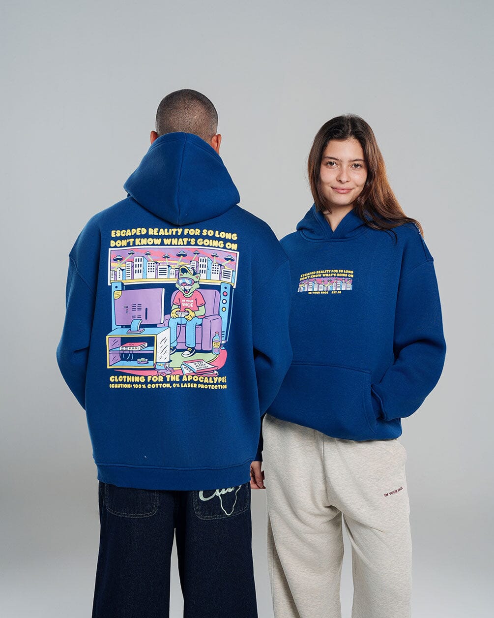 Virtual Escape Hoodie Printed Hoodies IN YOUR SHOE S