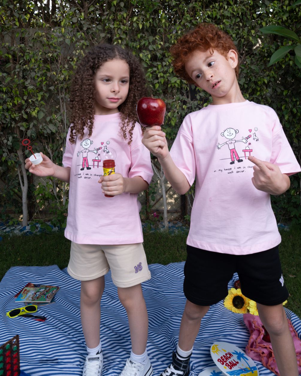 Wall Decor Oversized Kids Tee Kids Printed Oversized Tees IN YOUR SHOE 7-8