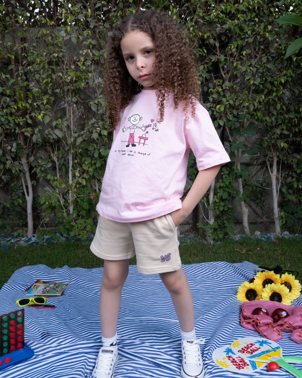 Wall Decor Oversized Kids Tee Kids Printed Oversized Tees IN YOUR SHOE 3