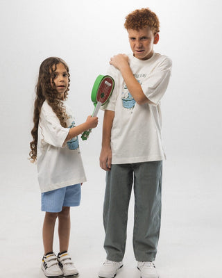 Wanted To Help Oversized Kids Tee Kids Printed Oversized Tees IN YOUR SHOE 4-5