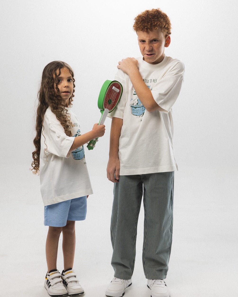 Wanted To Help Oversized Kids Tee Kids Printed Oversized Tees IN YOUR SHOE 4-5