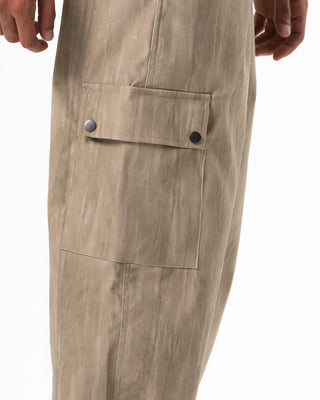 Washed Khaki Wide Leg Cargo Pants Pants IN YOUR SHOE