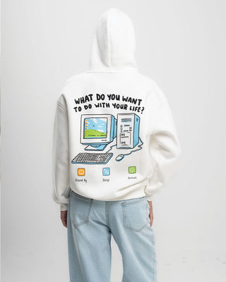 What Do You Want Computer Hoodie Printed Hoodies IN YOUR SHOE
