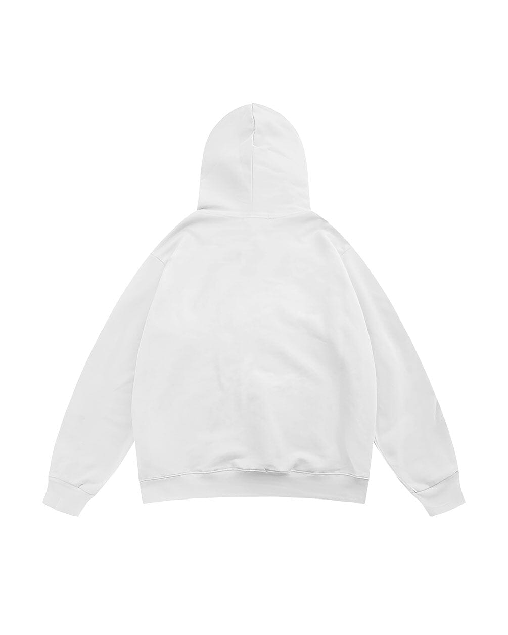 White Basic Hoodie Plain Hoodies IN YOUR SHOE
