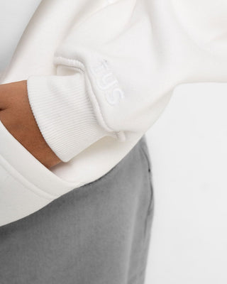 White Basic Hoodie Plain Hoodies IN YOUR SHOE