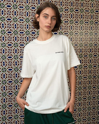 White Basic Regular Tee Basic Regular Tee IN YOUR SHOE S