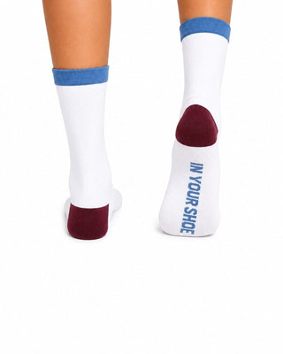 White Lollipop Neck Socks Neck Socks IN YOUR SHOE