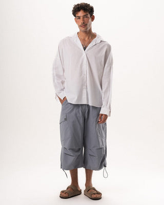 White Long Sleeve Oversized Shirt Oversized Shirts IN YOUR SHOE M