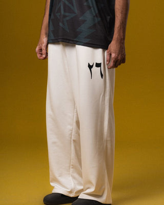 White ZED Stars Wide Leg Swants Swants IYS X ZED M