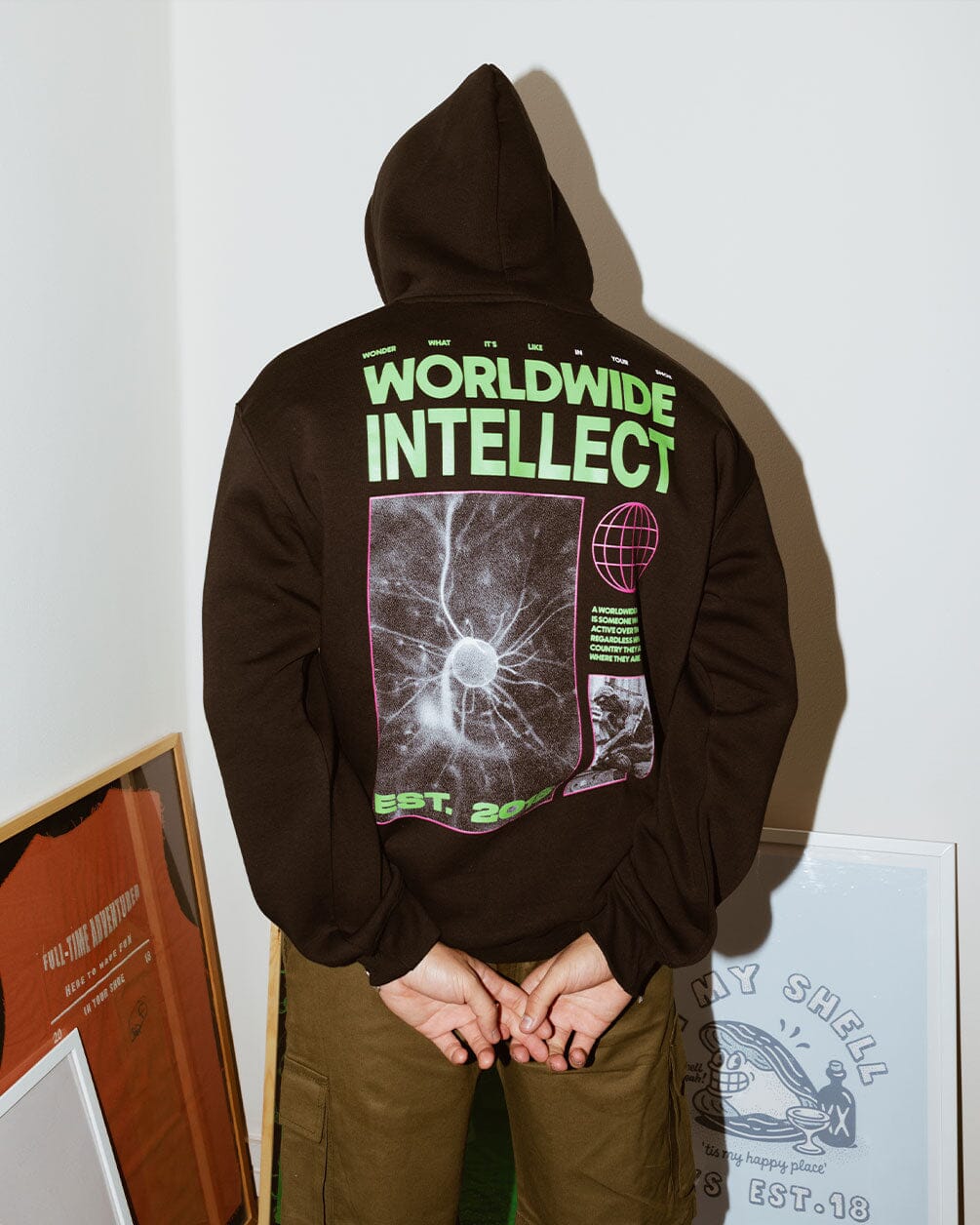 Worldwide Intellect Hoodie Printed Hoodies IN YOUR SHOE XL 